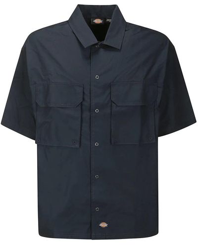 Dickies Short Sleeve Shirts - Blue