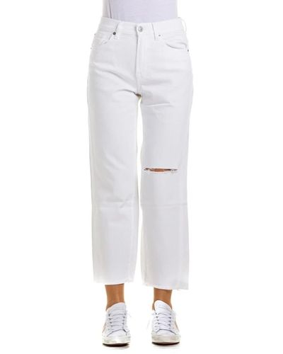 7 For All Mankind Jeans die moderne gerade Jsanv690Sd - Weiß