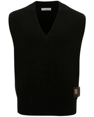 JW Anderson Sleeveless Knitwear - Black