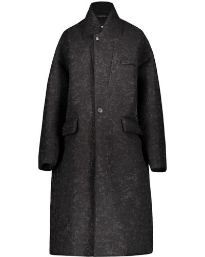 Maison Margiela Coats > single-breasted coats - Noir