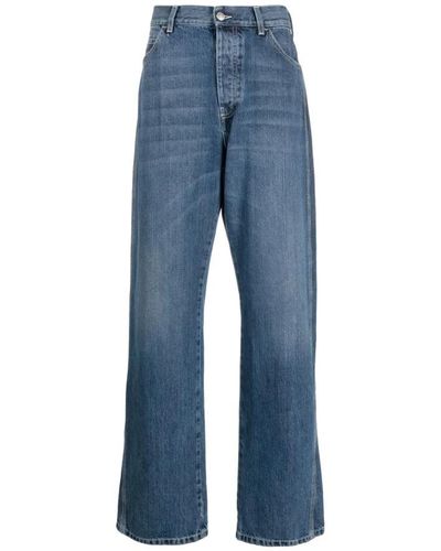 Alexander McQueen Wide Jeans - Blue