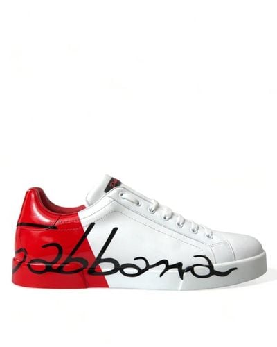 Dolce & Gabbana Shoes > sneakers - Rouge