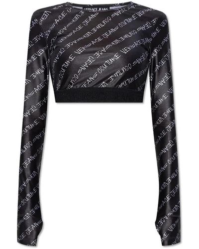 Versace Stylische sweaters für trendige looks - Schwarz