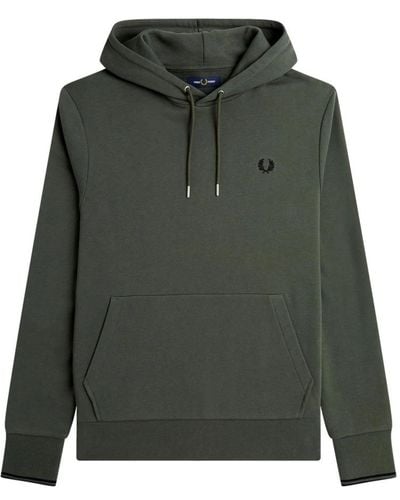 Fred Perry Hoodies - Green
