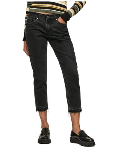 Pepe Jeans Cropped Jeans - Black
