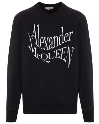 Alexander McQueen Sweatshirts - Blue
