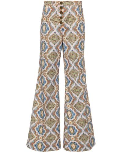 Etro Wide Trousers - Grey