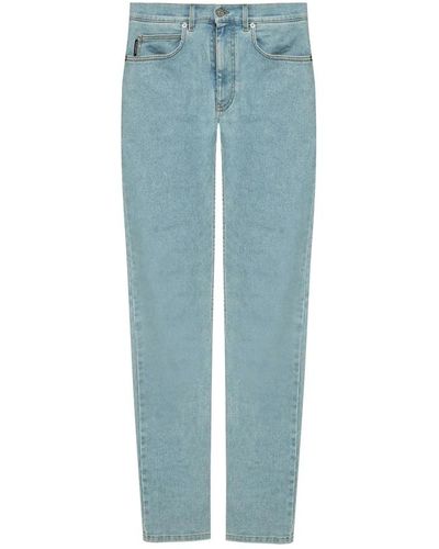 Versace Jeans > slim-fit jeans - Bleu