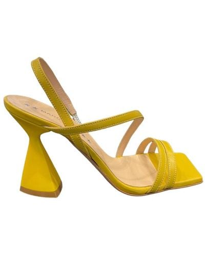 Marc Ellis Shoes > sandals > high heel sandals - Jaune