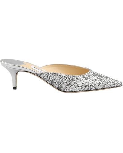 Jimmy Choo Shoes > heels > heeled mules - Blanc