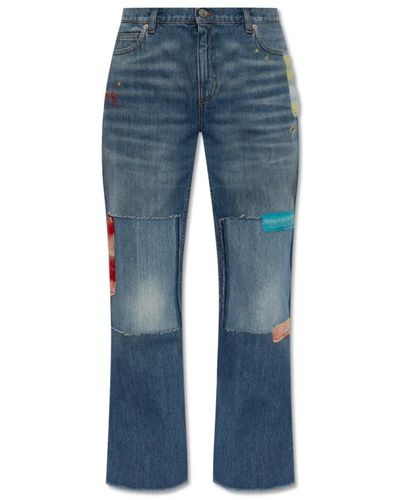 Marni Jeans con toppe - Blu