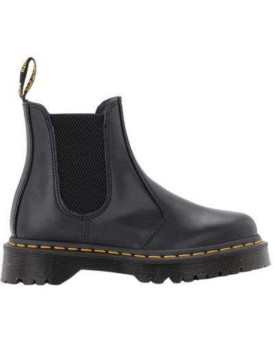 Dr. Martens 2976 Smooth Leather Mono Boots - Black