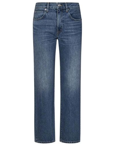 SLVRLAKE Denim Jeans > straight jeans - Bleu