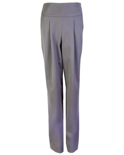 Lardini Straight Trousers - Purple