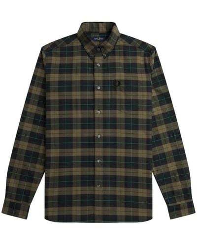 Fred Perry Casual Shirts - Green