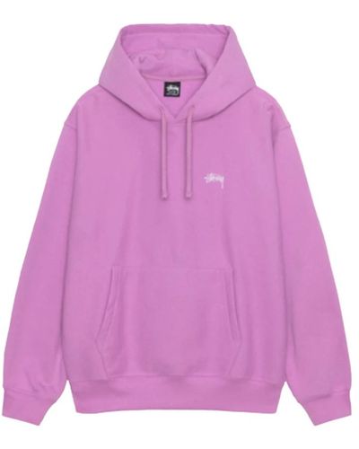 Felpa stussy hotsell rosa cappuccio