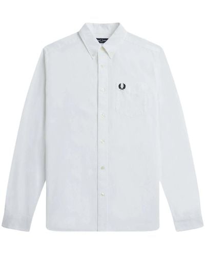 Fred Perry Casual Shirts - White
