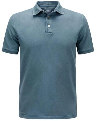 Fedeli Polo Shirts - Blue
