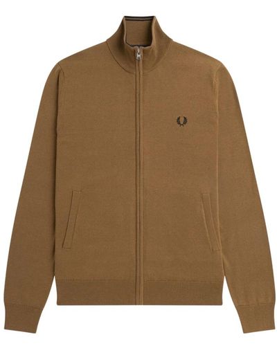 Fred Perry Sweater zip-through - Verde