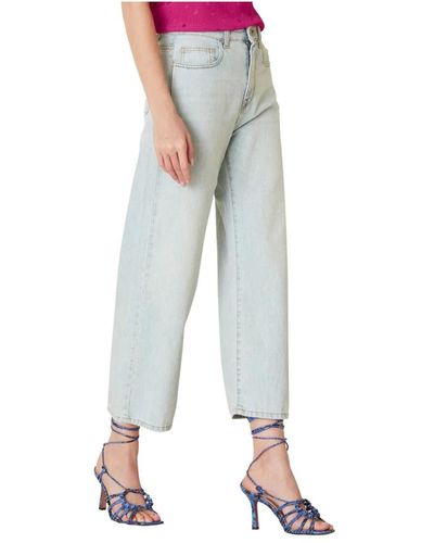 Manila Grace Jeans denim - Blu