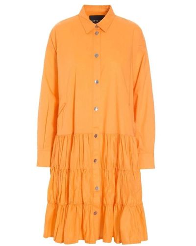 Bitte Kai Rand Shirt Dresses - Orange