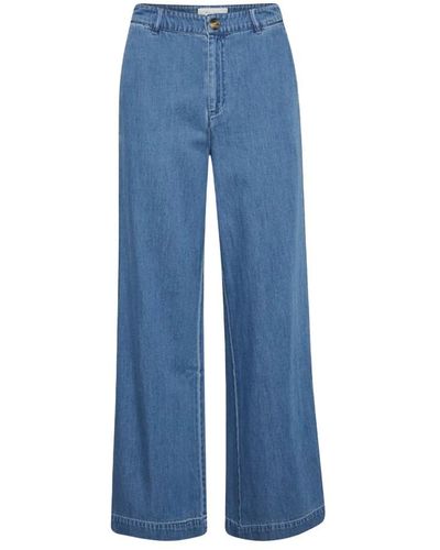 Part Two Wide Jeans - Blue