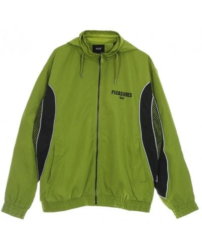 Huf Darton track jacket - Grün