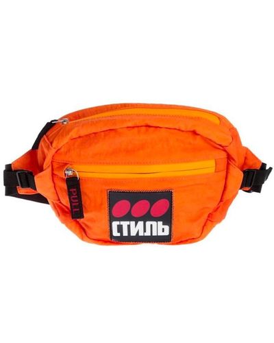 Heron Preston Bags > belt bags - Orange