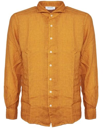 Gran Sasso Casual Shirts - Orange