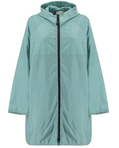 Aspesi Women& clothing jackets coats acquamarina - Blu