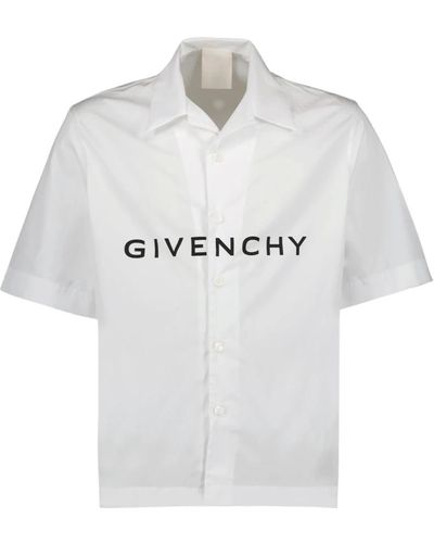 Givenchy Hawaiihemd mit boxy-schnitt - Weiß