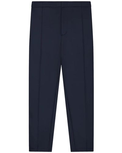 OLAF HUSSEIN Trousers > slim-fit trousers - Bleu