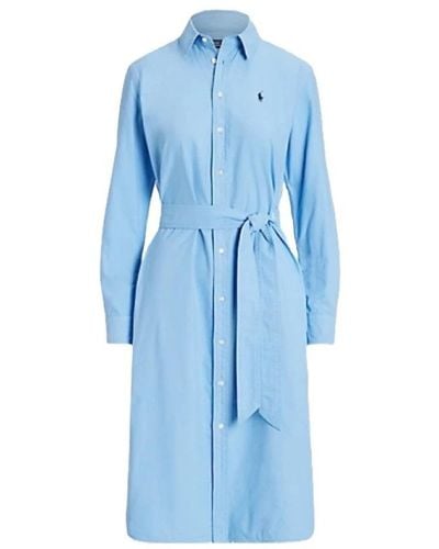 Polo Ralph Lauren Shirt Dresses - Blue