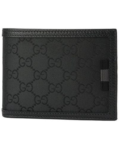 Gucci Fabric Wallet - Black