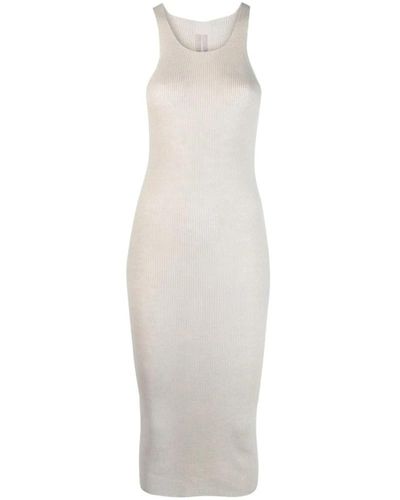 Rick Owens Dresses > day dresses > midi dresses - Blanc