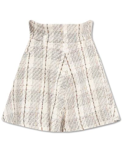 IRO Vankno tweed shorts - Neutro
