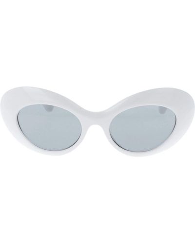 Versace Ikonoische sonnenbrille mit einheitlichen gläsern - Grau