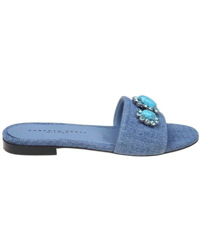Roberto Festa Shoes > flip flops & sliders > sliders - Bleu