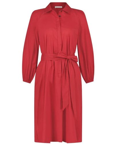 Jane Lushka Dresses > day dresses > shirt dresses - Rouge