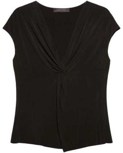 Elena Miro Camiseta elegante para mujeres - Negro