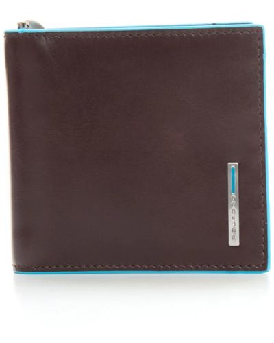 Piquadro Wallet with money clip - Braun