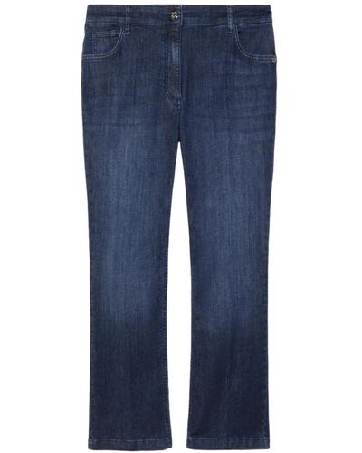 Elena Miro Jeans > straight jeans - Bleu