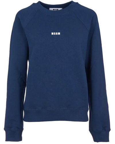 MSGM Sweatshirts - Blue