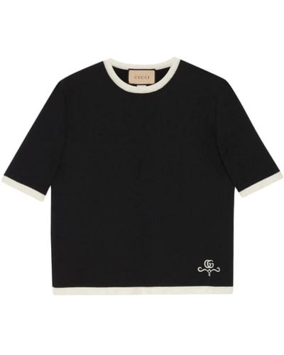 Gucci Tops > t-shirts - Noir