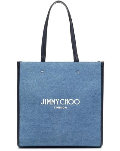 Jimmy Choo Blaue leder studded tasche