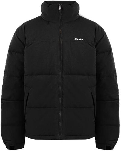 OLAF HUSSEIN Winter Jackets - Black