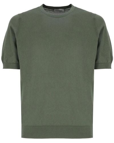John Smedley T-Shirts - Green