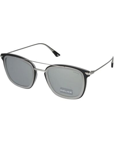 Police Sunglasses - Metallic