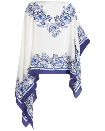 Etro Oversized Tops - Blue