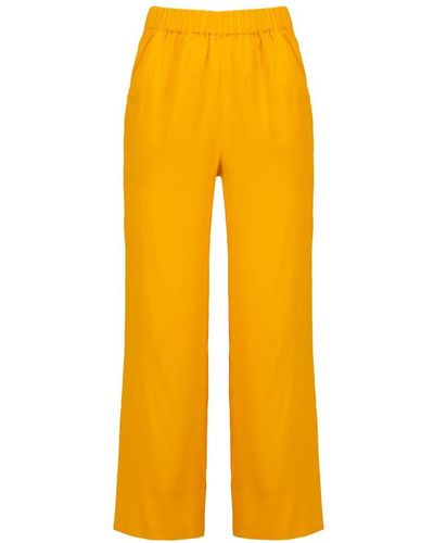 JAAF Cropped Trousers - Yellow